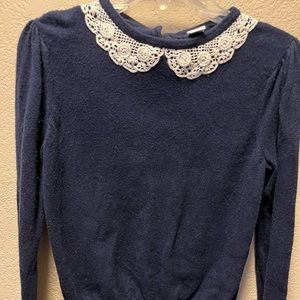 Janie and Jack Navy Sweater 12